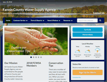 Tablet Screenshot of fanninwater.org